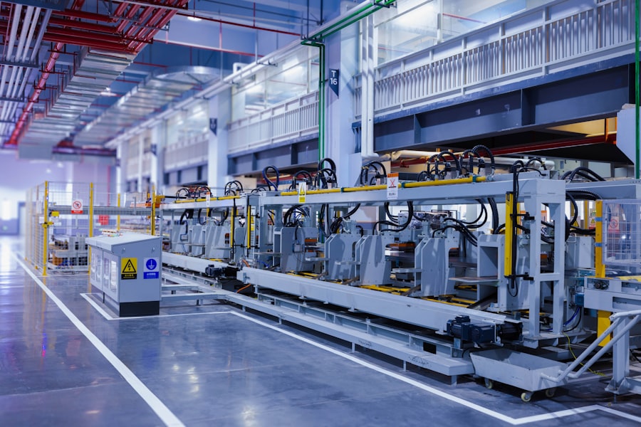 Industrial plant floor